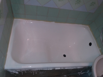 Реставрация чугунной ванны в Василькове